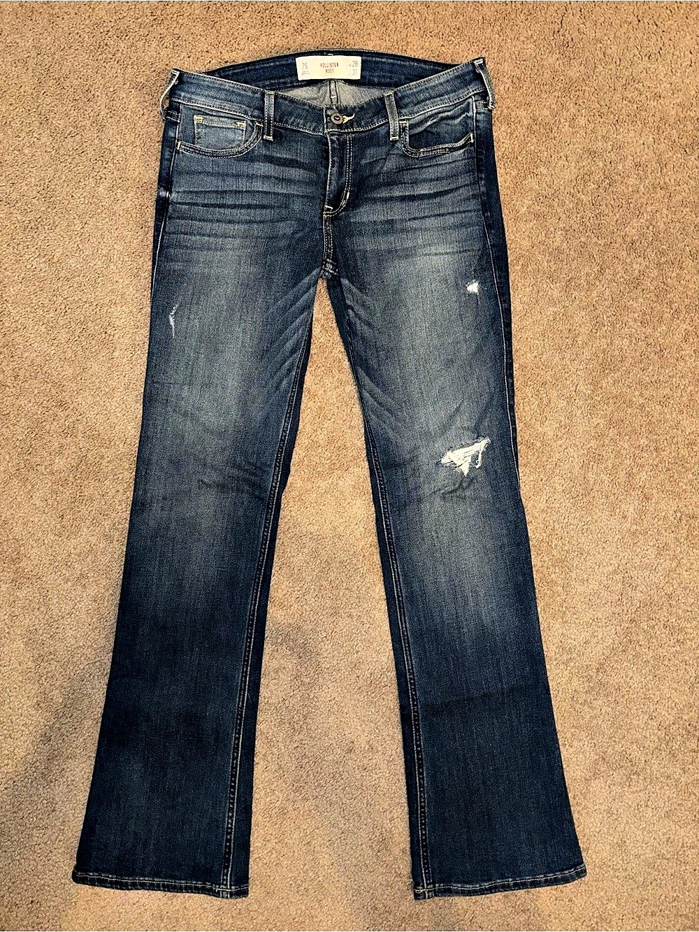 Hollister Boot Cut Jeans Blue